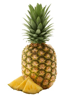 Large Semi Ripe Pineapple